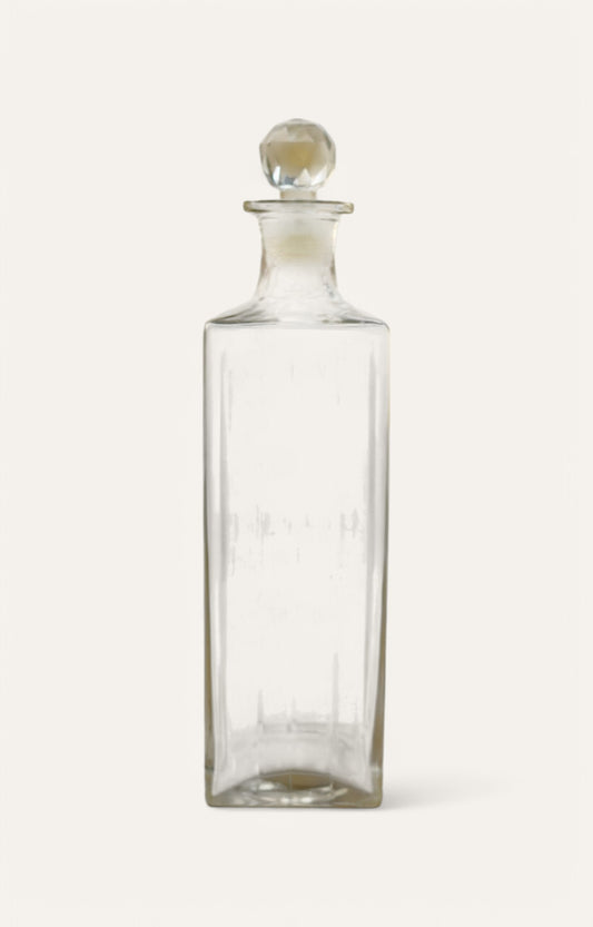 Hermes Transparent Glass Decanter