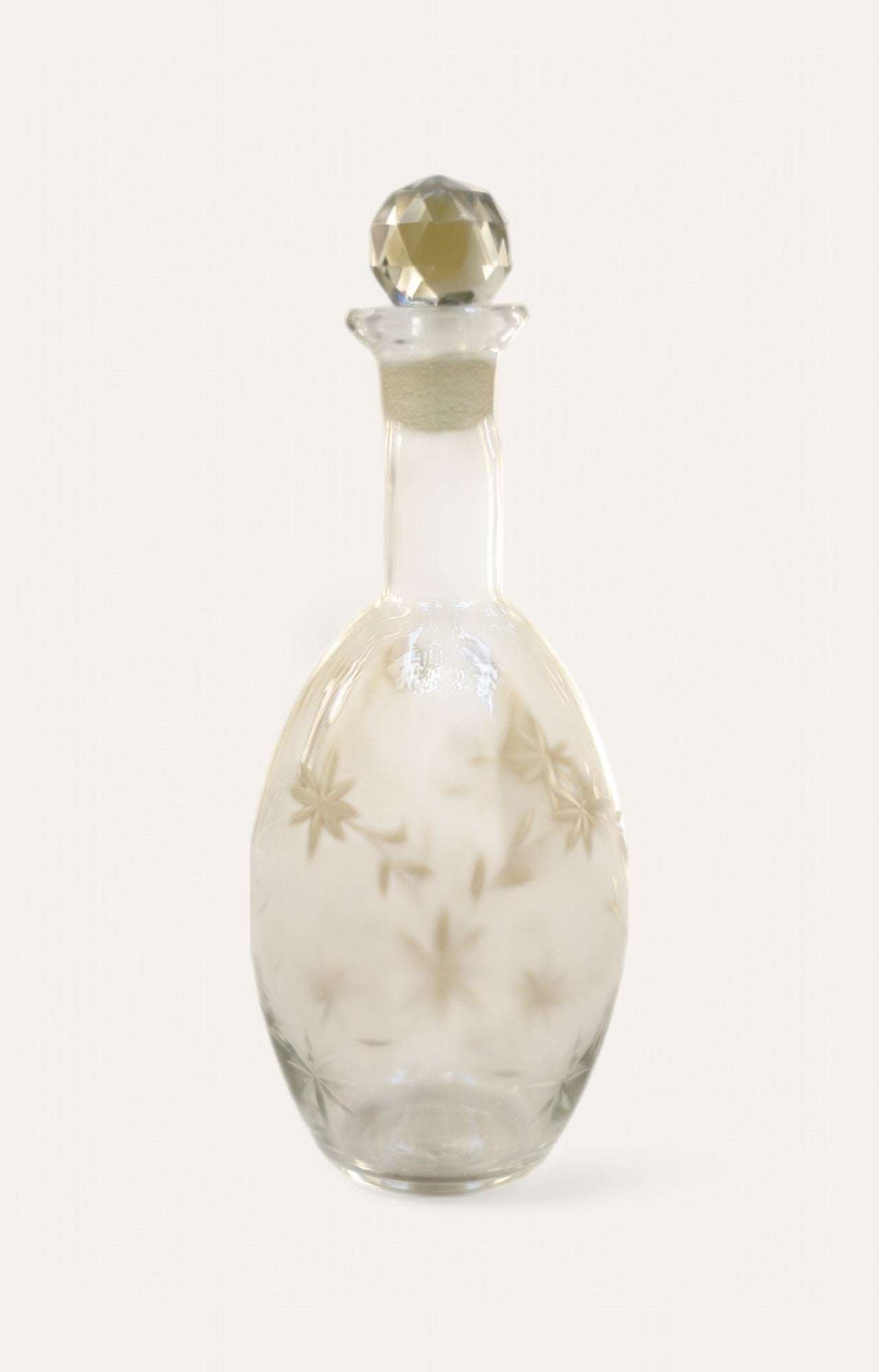 Aegean Elegance Transparent Glass Decanter