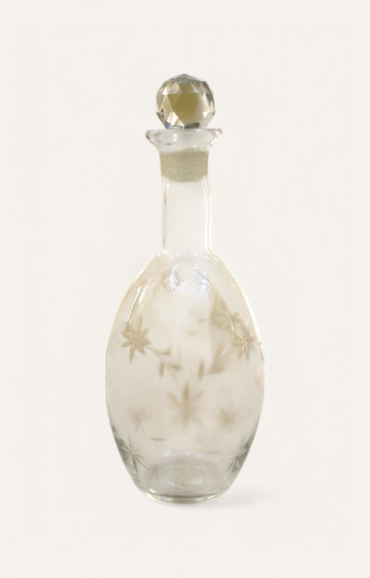 Aegean Elegance Transparent Glass Decanter