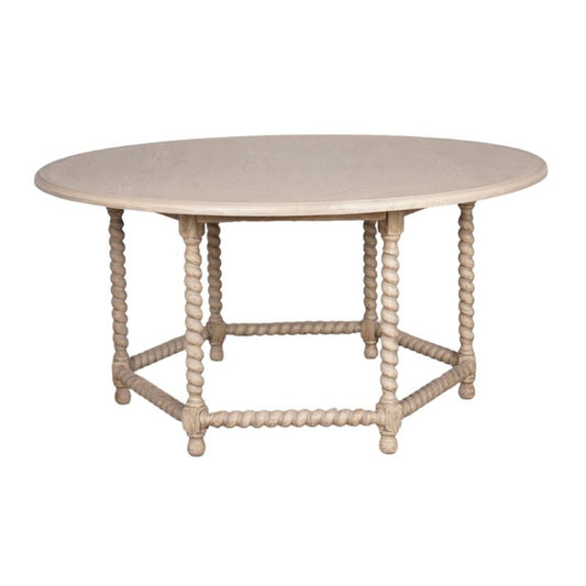 Barley Twist Dining Table 6 Seater