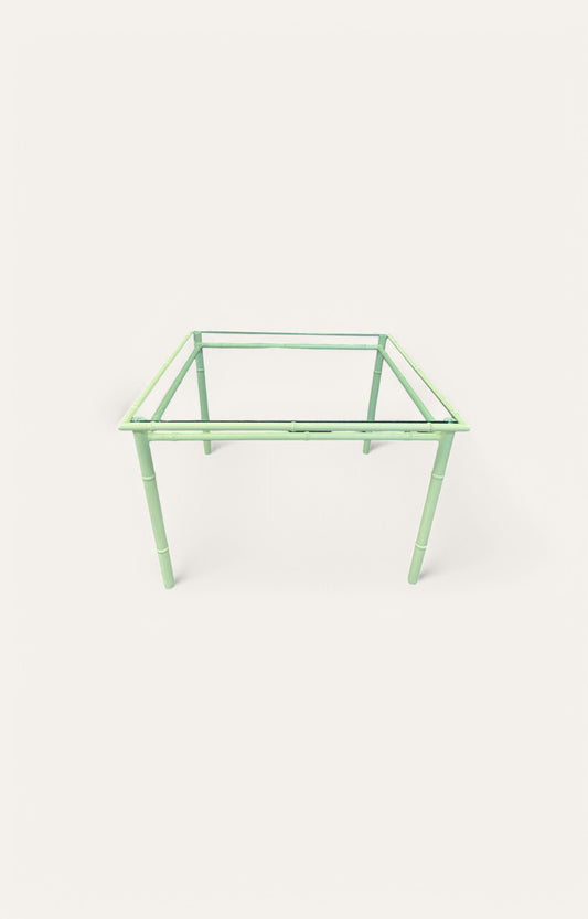 Green Fustic Dining Table