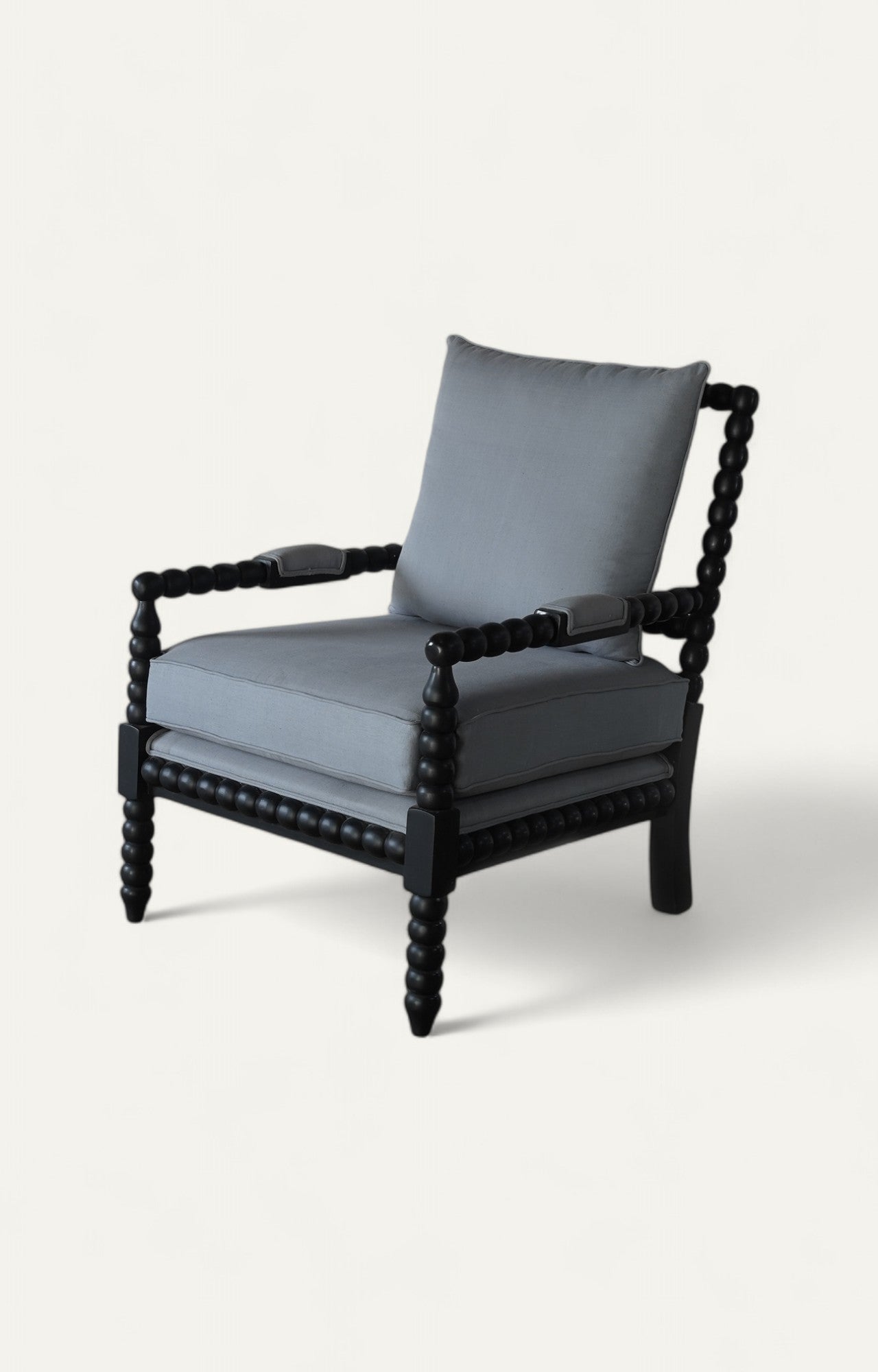 spindle leg Upholstered Sofa Chair