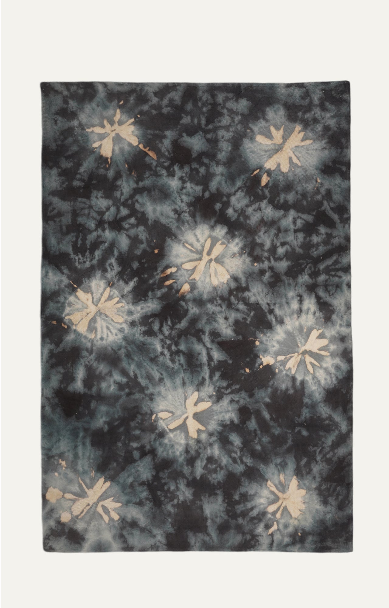 Black Tie-Die Printed Dhurie