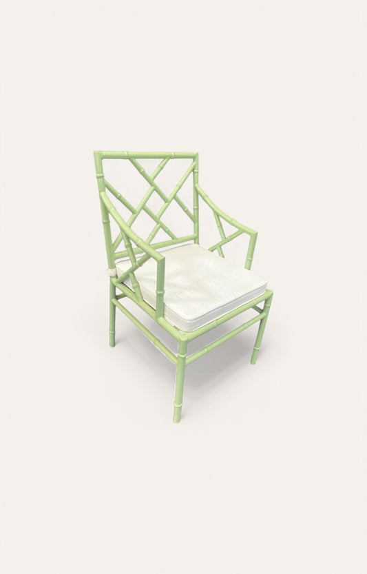 Green Fustic Dining Chair