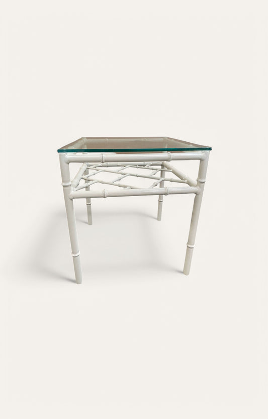 SAND FUSTIC SIDE TABLE