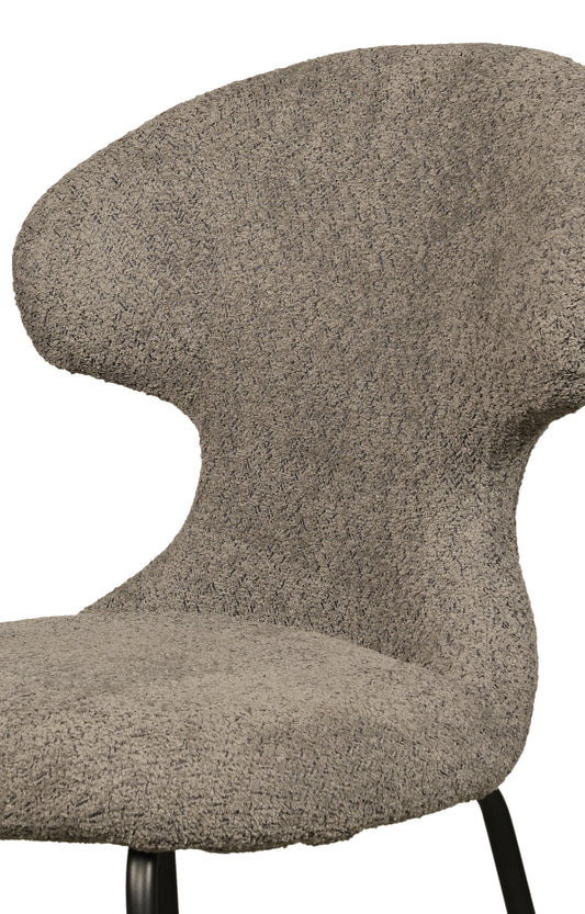 Sculpted Mid-Century Modern Dining Chair