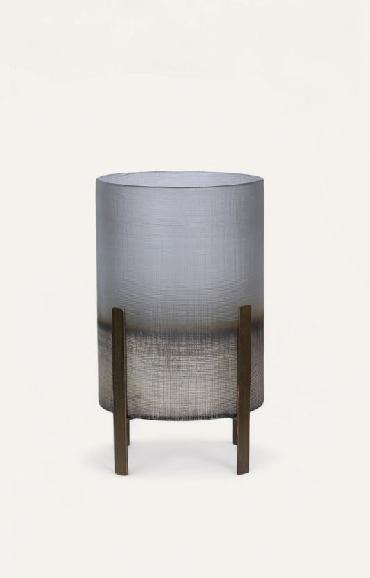 Ombre Glass Candle Holder