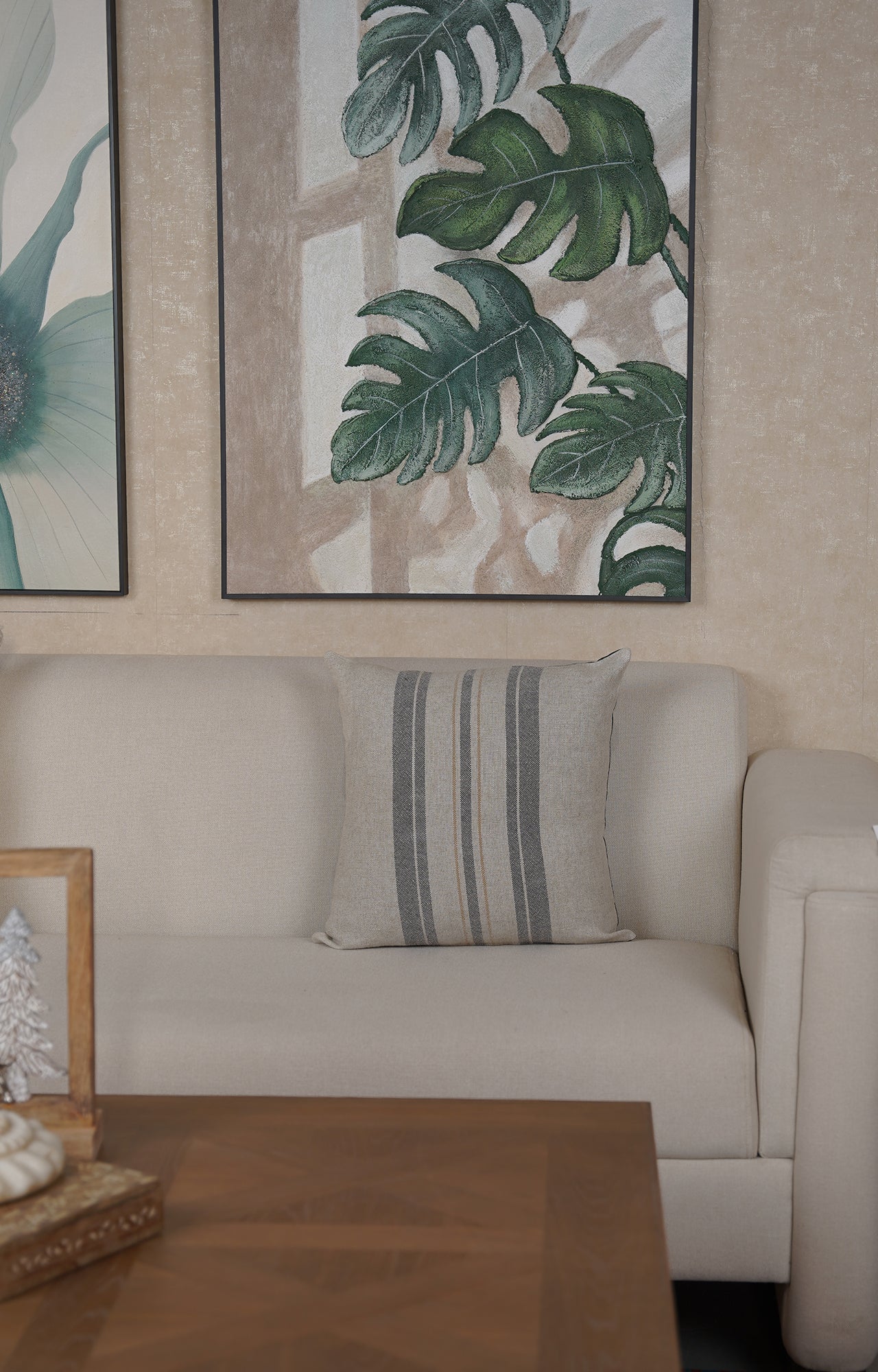 Chevron Linen Cushion Cover