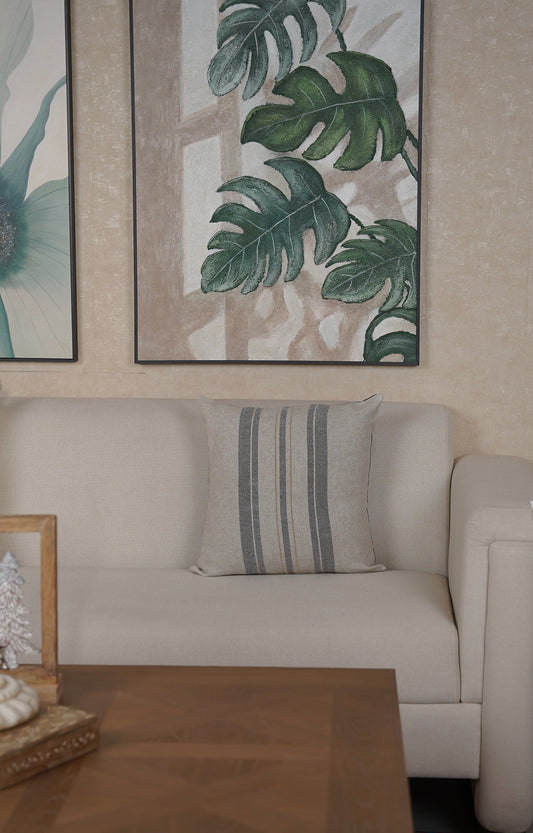 Chevron Linen Cushion Cover