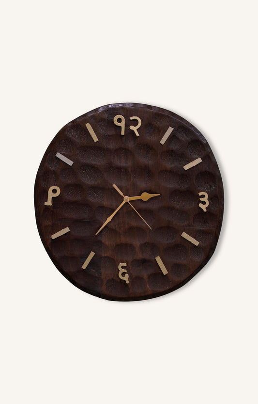 Regal Brown Wooden Wall Clock