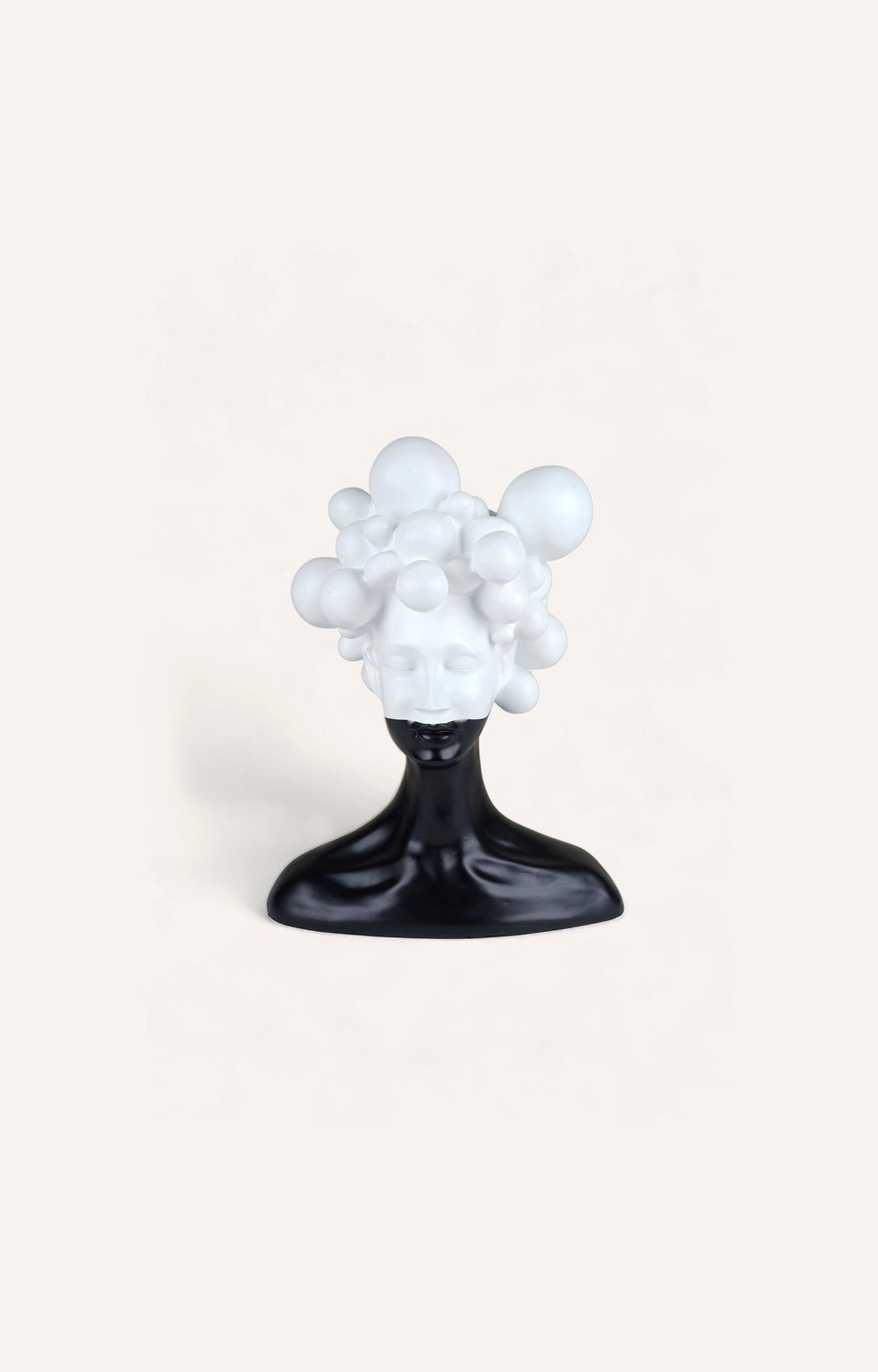 Cloud Head Abstract Resin Sculpture