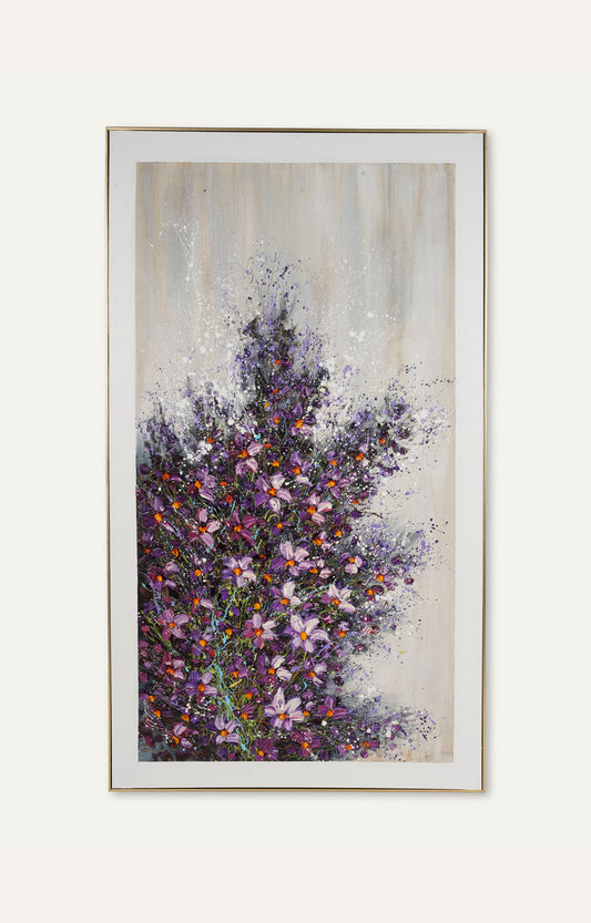 Whispers of Spring - Embossed Oil Painting