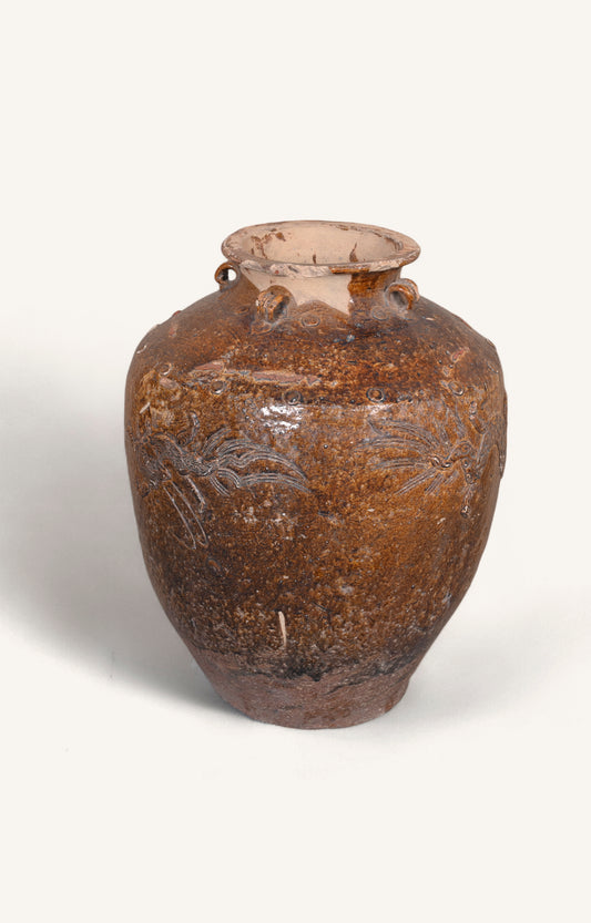 Dragon Clay Pot from Silk Road Era