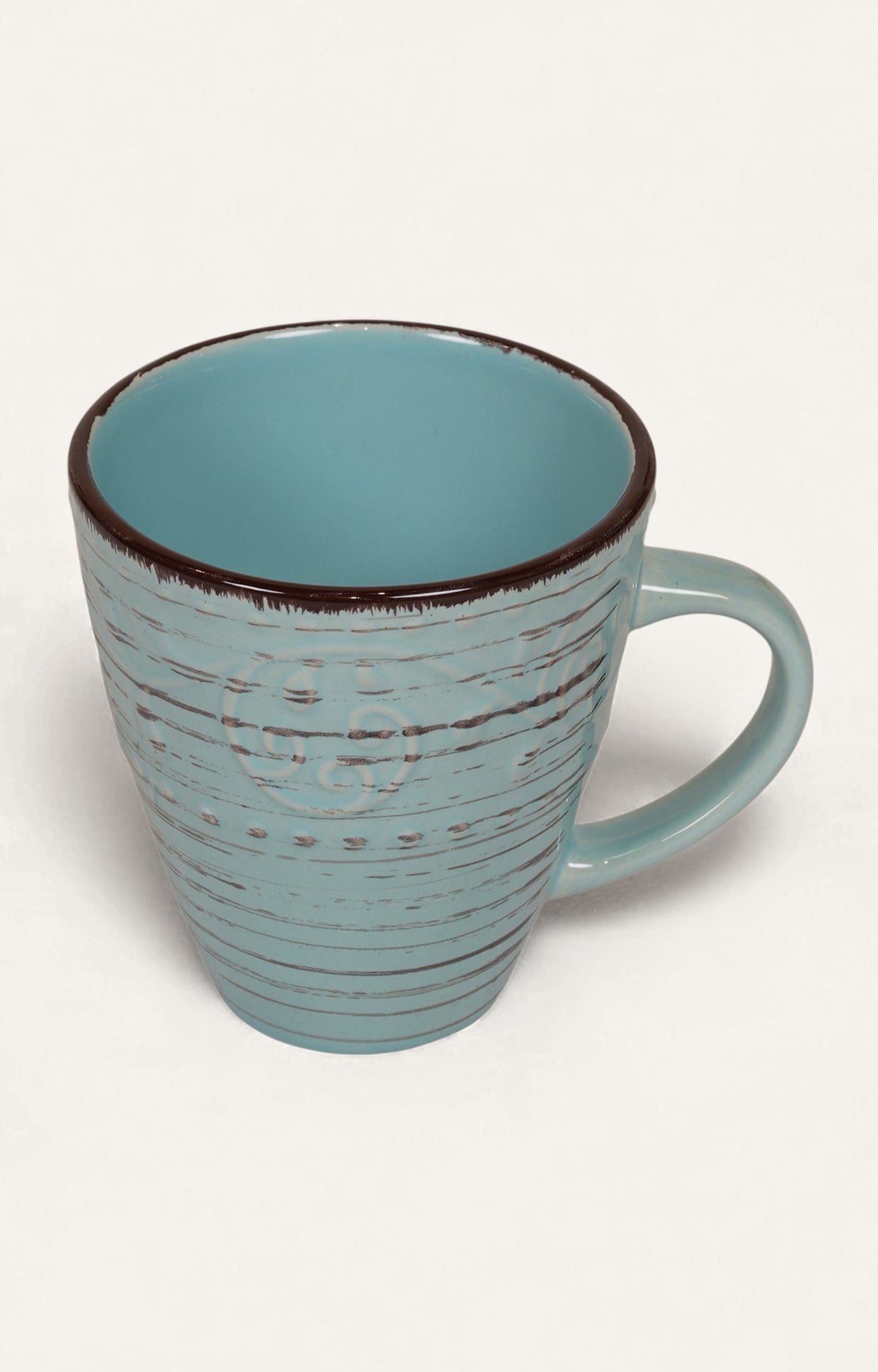 Aqua Rustic Stoneware Mug – Samurai Exports