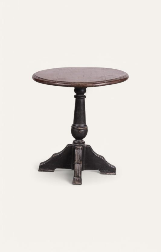 Round Wooden Side Table