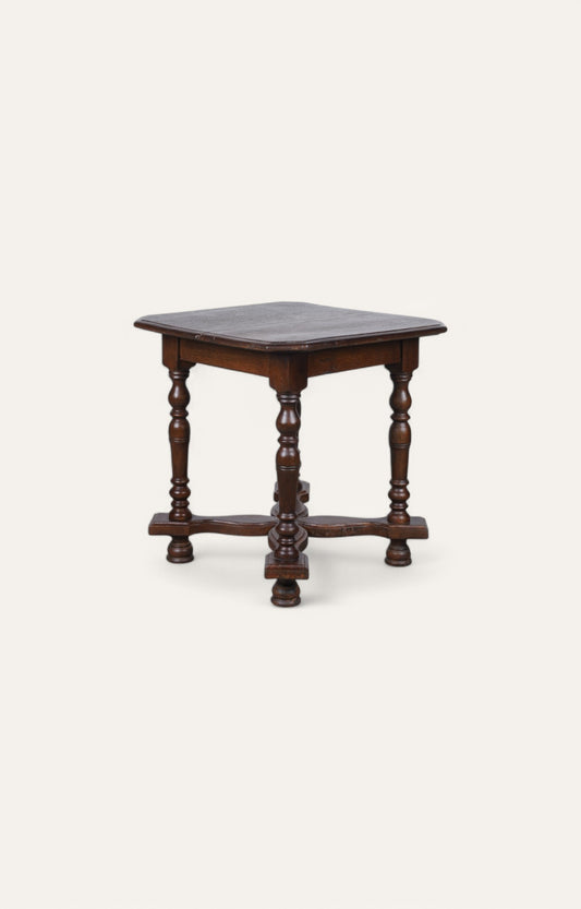 Bobbin Legs Brown Side Table
