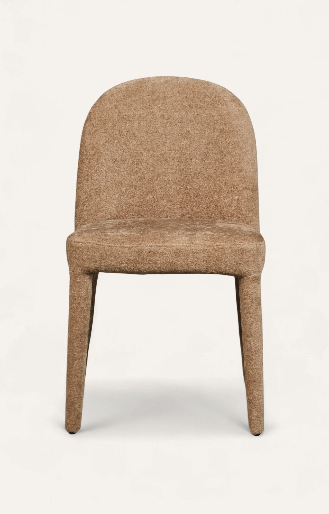 Upholstered Parsons Dining Chair in Camel