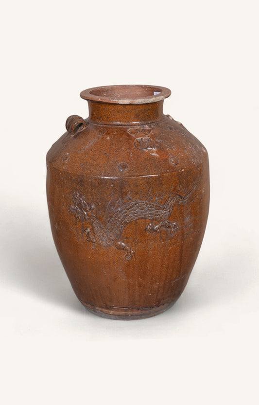 Chinese stoneware Martaban jar