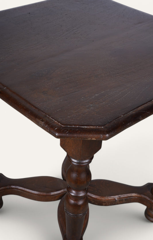 Bobbin Legs Brown Side Table