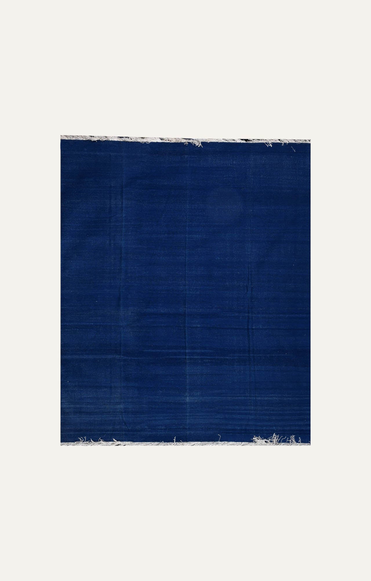 Handwoven  Blue Modern Woolen Rug