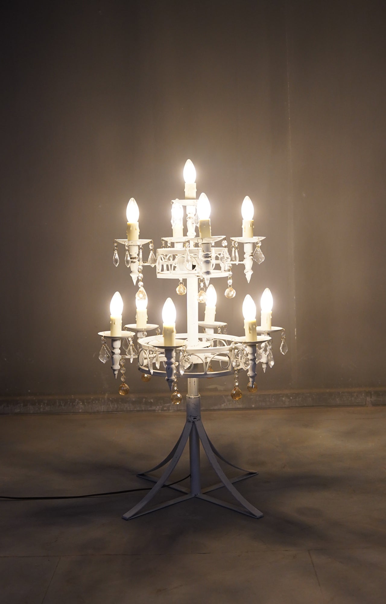 French Architectural Table Chandelier
