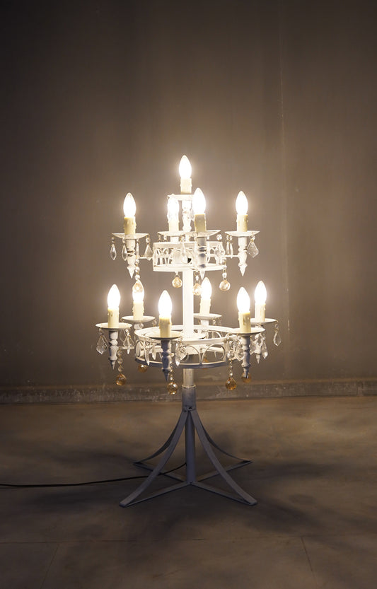 French Architectural Table Chandelier