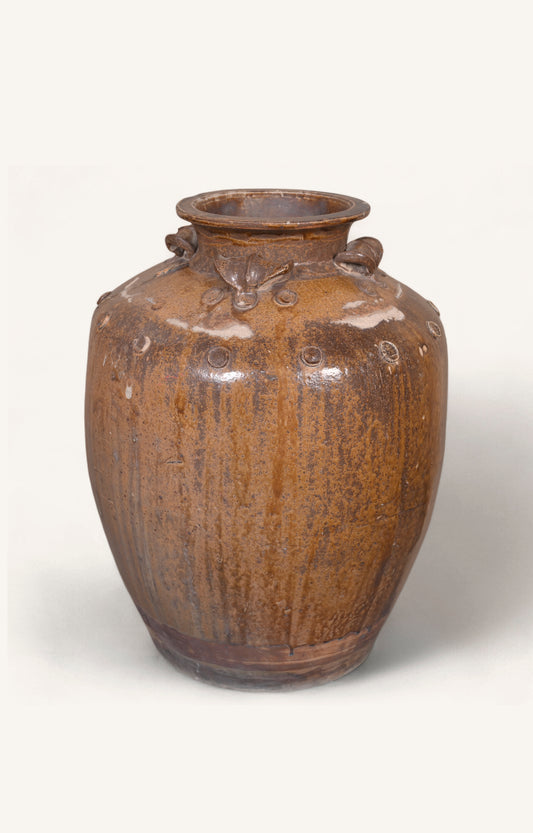 Ochre glaze Martaban Jar