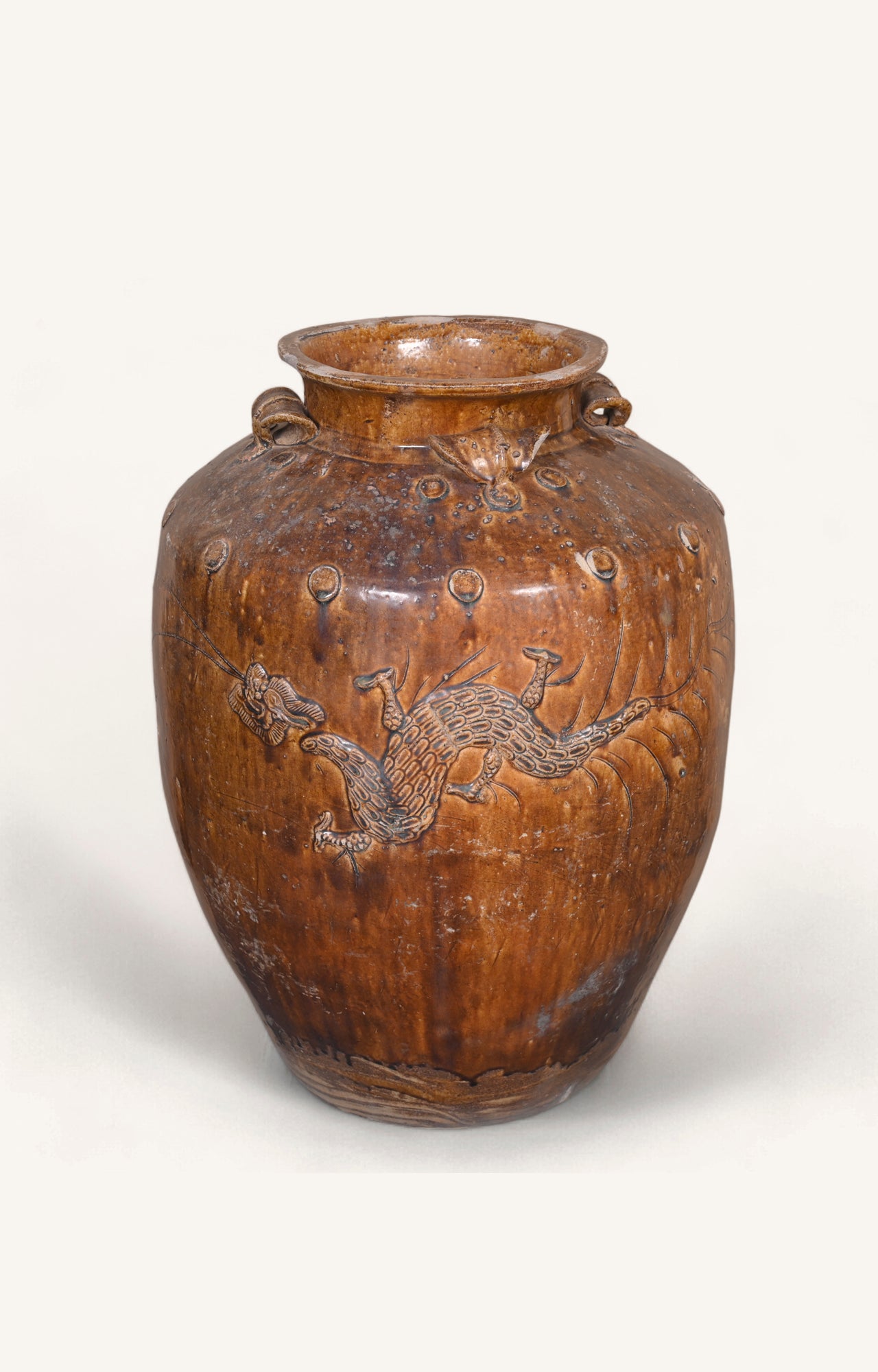 Vintage Chinese Ceramic Clay Pot