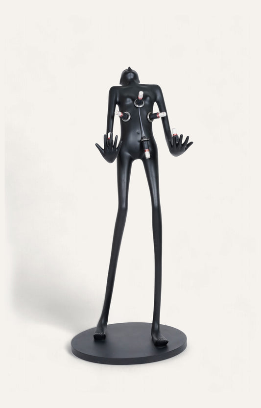 Resin Statue Floor Lamp