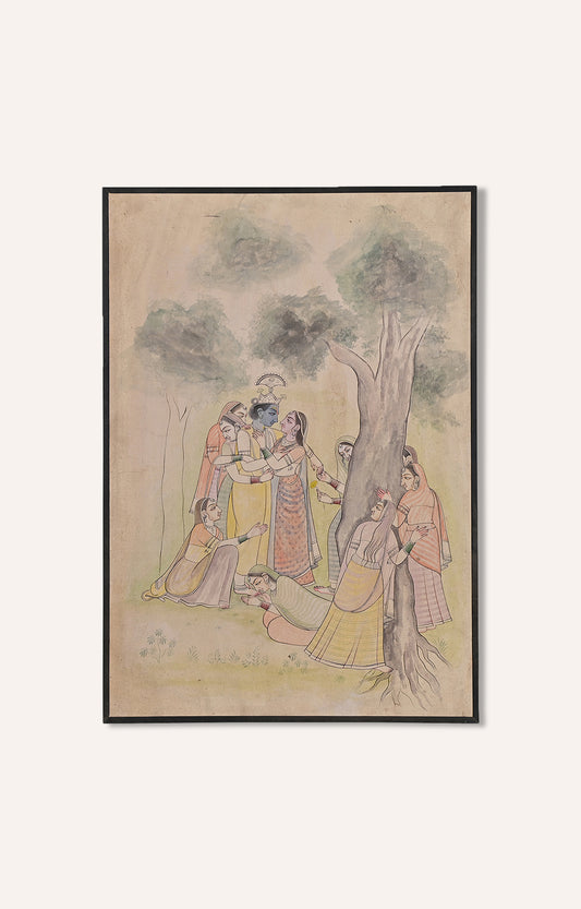 Watercolor handmade sketch (Framed)