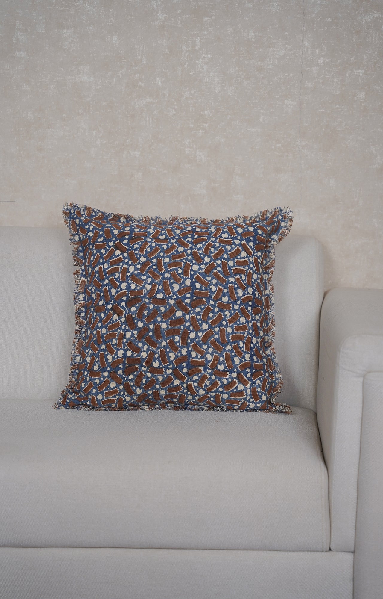Earth & Sky Dot Cotton Cushion Cover