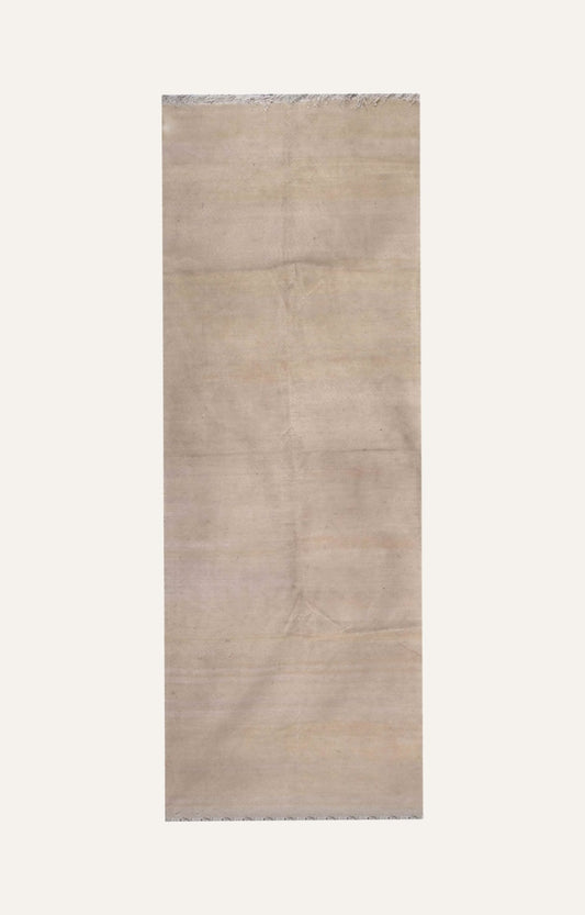 Beige Hand Knotted woolen kilim Rug