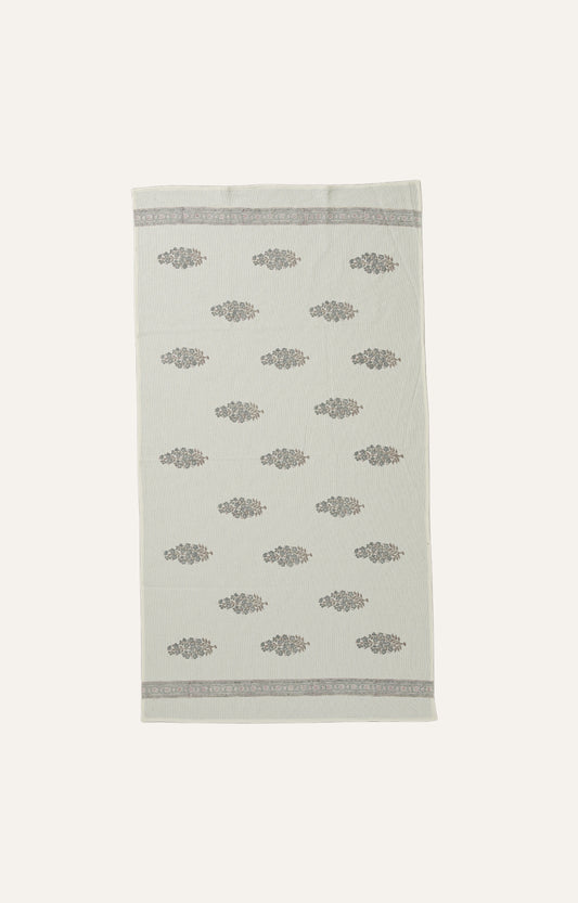 Paisley Whisper: Jaipur Block Printed Bath Towel