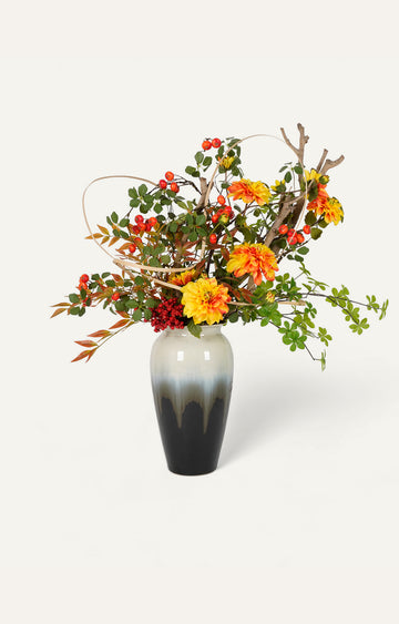 Ocean flow Ceramic Vase
