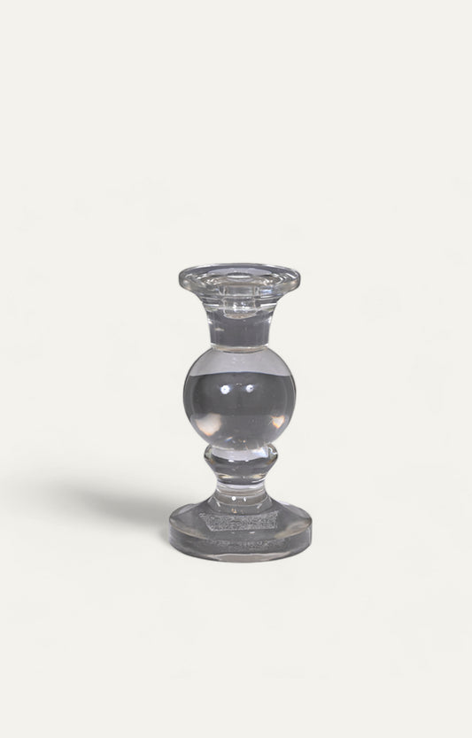 Crystal Round Taper Candle Stand