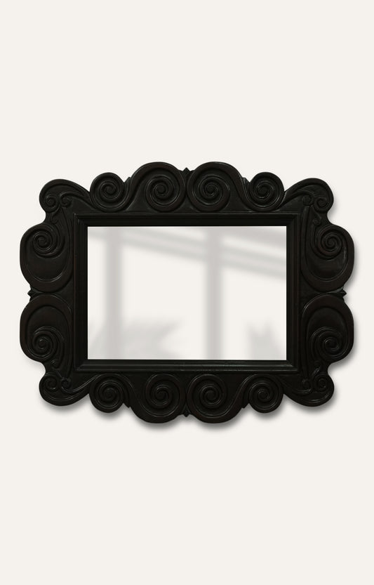 Swirl Carved Mirror