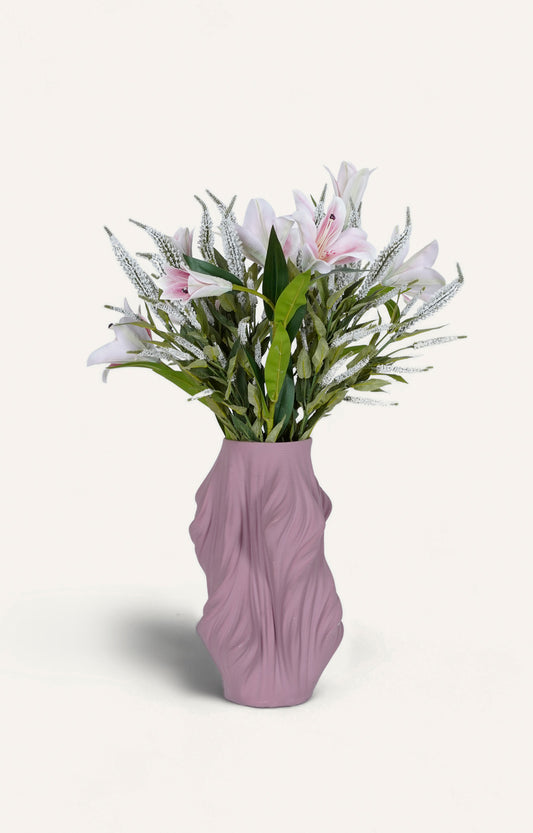 Soft Blush Accent Vase