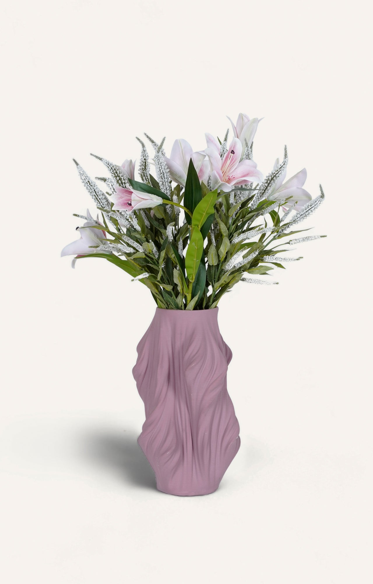 Soft Blush Accent Vase
