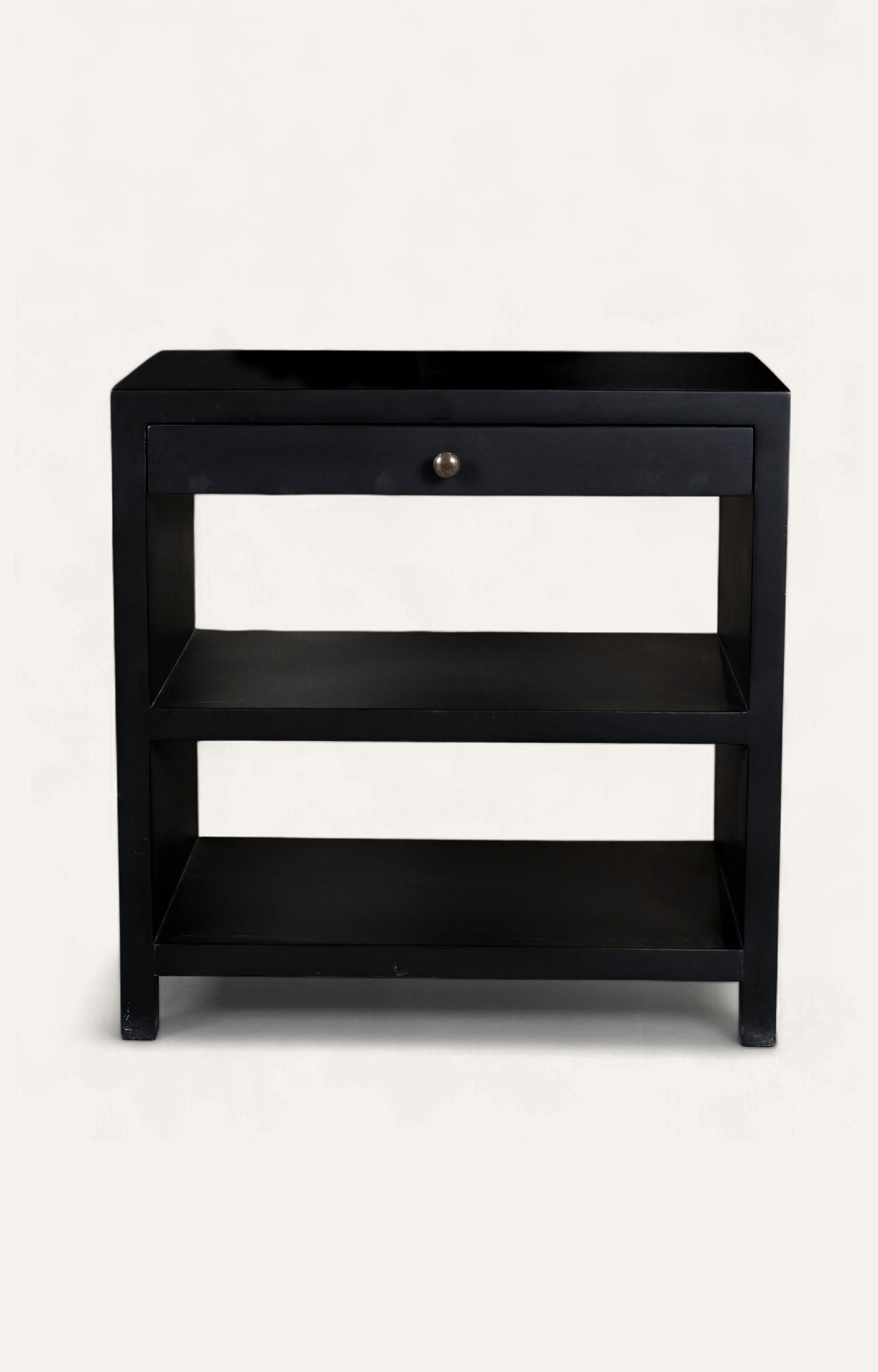 Modern Bedside Table with 1 Drawers and 2 Open Shelf