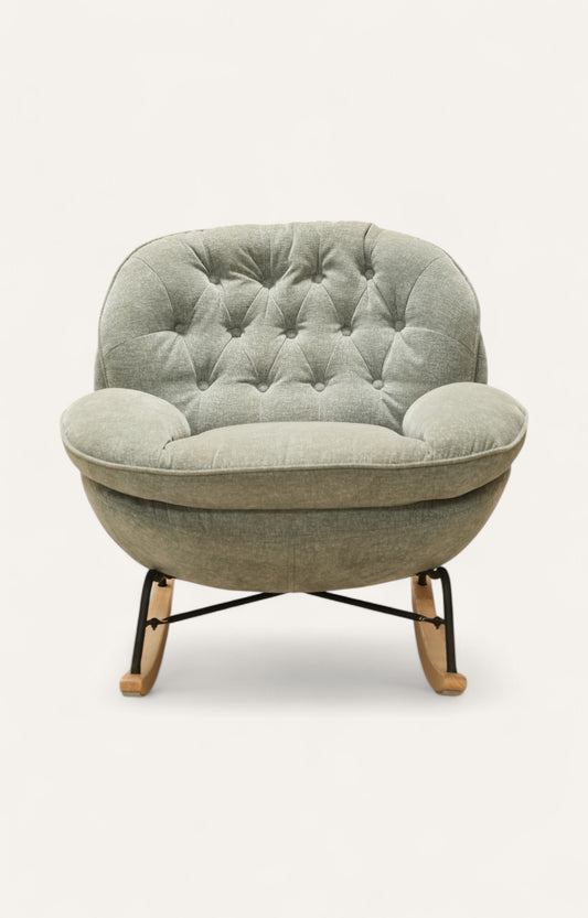 Modern Upholstered Rocking Chair