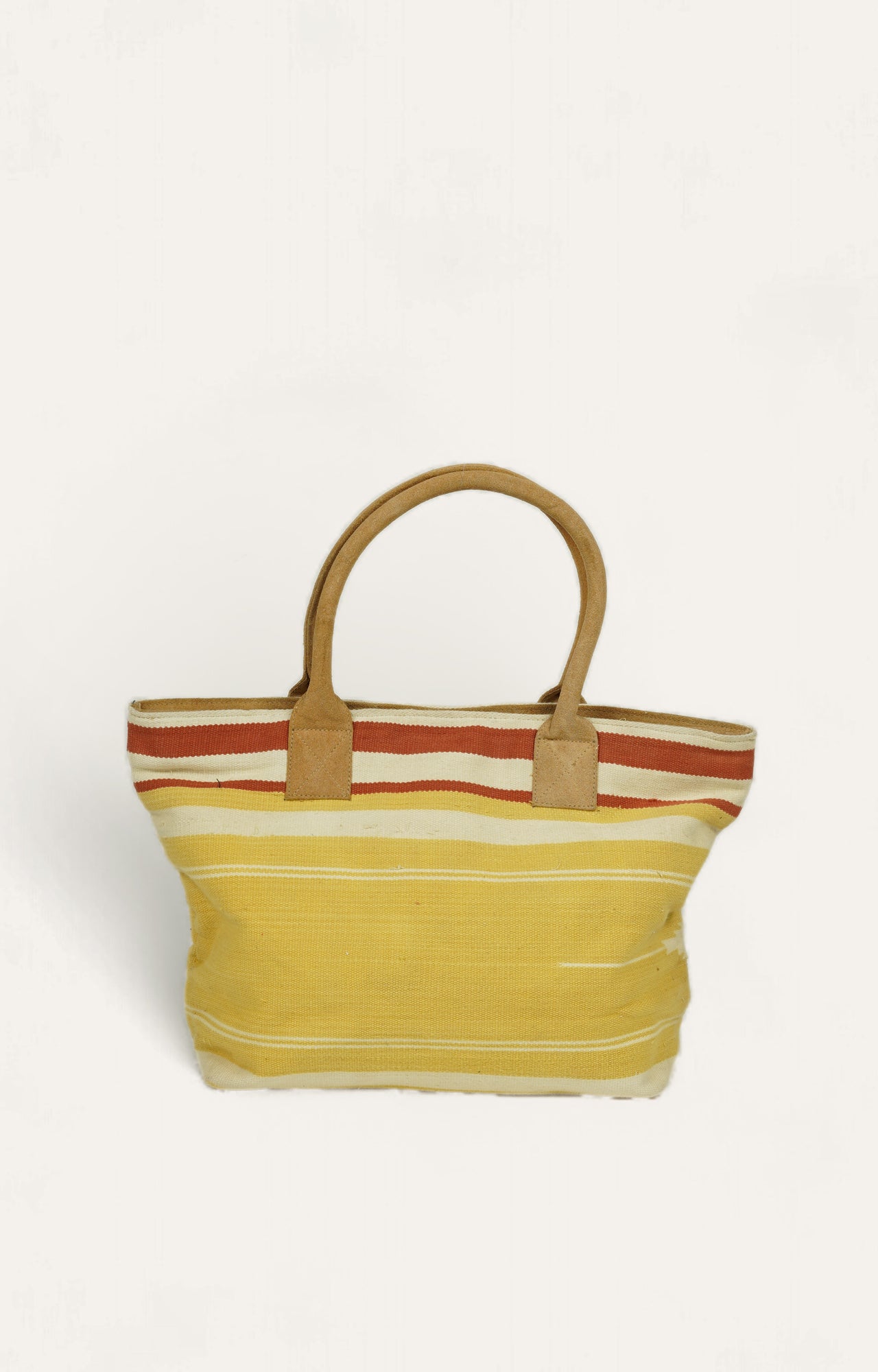 Yellow Red Stripe Beg