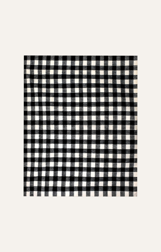 Handwoven Gingham pattern Rug