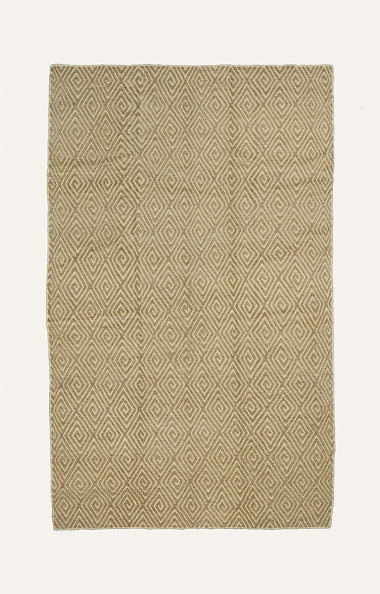 Neutral Handwoven Cotton Rug