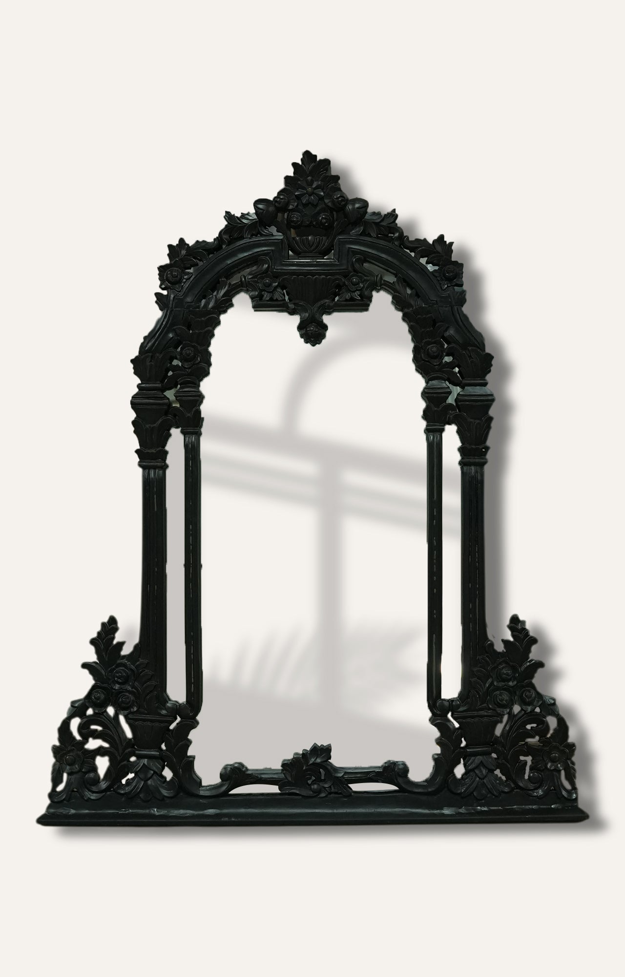 Brown Colonial Mirror