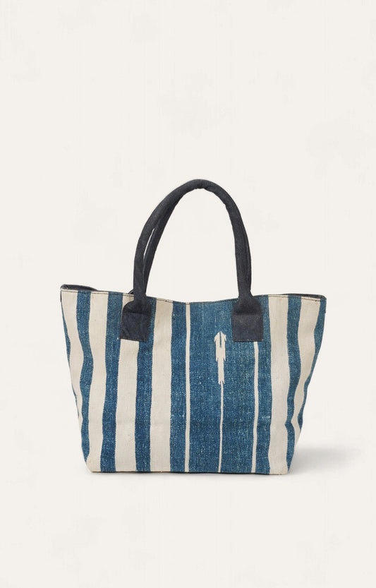 Striped Handwoven Cotton Tote Bag