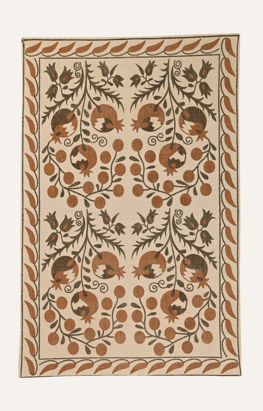 Pomegranate Patio Cotton Rug