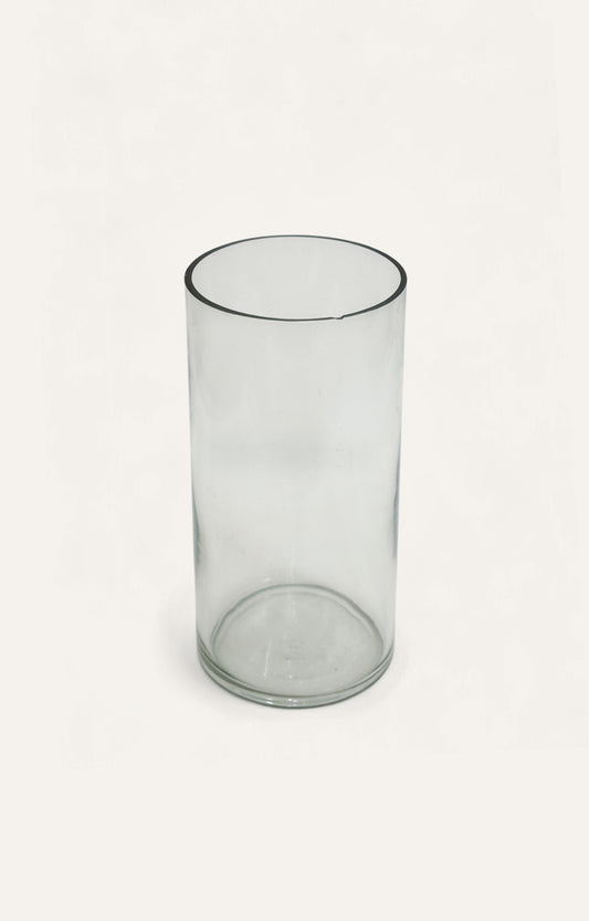 Tall Cylinder Glass Vase