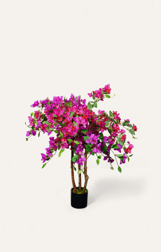 Artificial Pink Bougainvillea Plant - 3 Feet