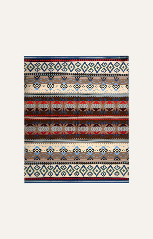 Colorful Handwoven Woolen Rug