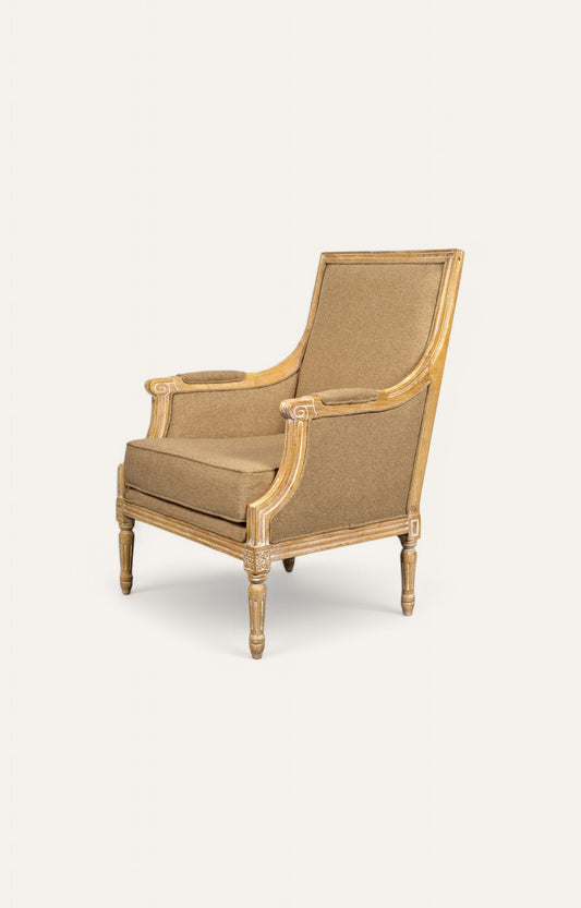 Brown Finish Sofa Chair